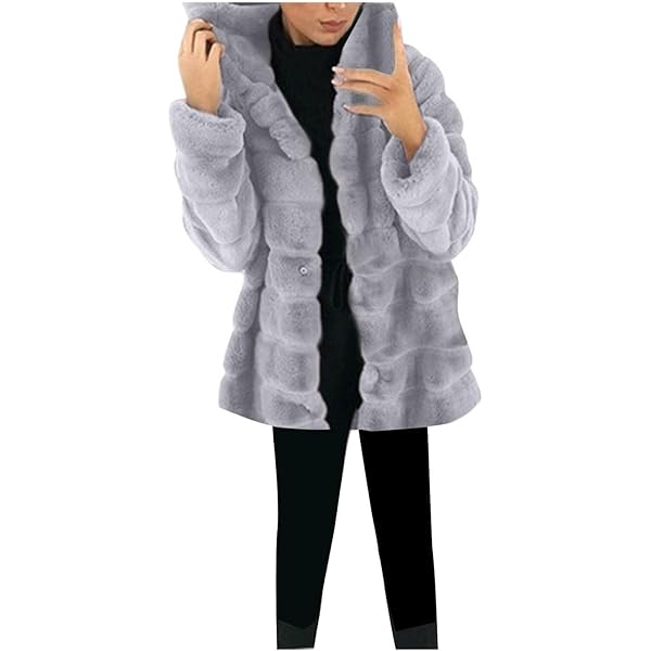 Hcclijo Cappotto Invernale Da Donna In Pelliccia Sintetica