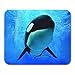 Produktbild AOHOT Mauspads Blue Orca Killer Whale Swimming Underwater Bubbles World Sea Orlando Mouse pad 9.5" x 7.9" for Notebooks,Desktop Computers Accessories Mini Office Supplies Mouse Mats