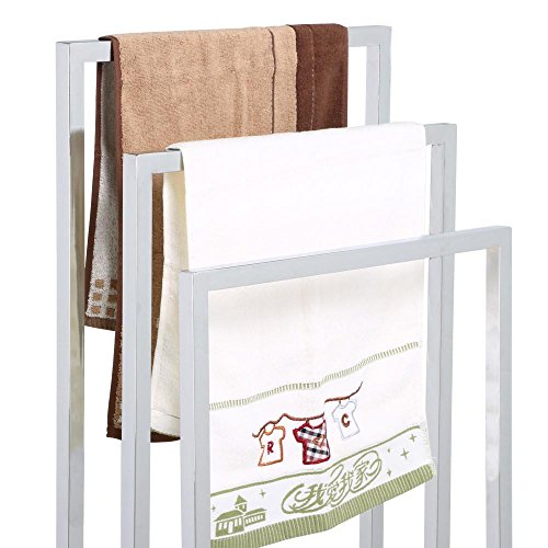 Yahee Handtuchständer Handtuchhalter Standhandtuchhalter 3 Arme Kleiderständer aus Edelstahl - 7