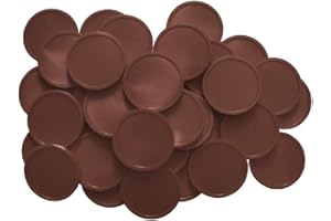 CombiCraft Blank 1000 fichas marrón - diámetro 29mm - Medios de Pago para Festivales, Eventos y Catering