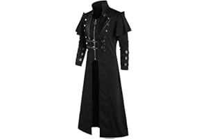 CHAHUER Chaqueta Gótica Steampunk Vintage Para Hombre, Traje De Banquete De Corte Medieval Renacentista, Disfraz De Actuación Escénica