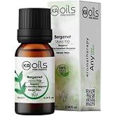 KAOils Bergamot U&ccedil;ucu Yağı 10 ml | Citrus Bergamia Essential Oil | Ruh Halini Dengeleyici & Ferahlatıcı | Aromaterapi ve Dif&uuml;