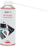 Groov-e Air Duster Can - Compressed Air Cleaner for PC, Canned Air Spray, Can Dust Cleaner for Keyboards and Electronics - Ex