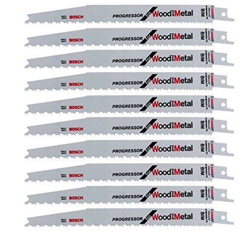 Bosch 10 x Säbelsägeblätter S 3456 XF - Progressor for Wood and Metal - S3456XF-10