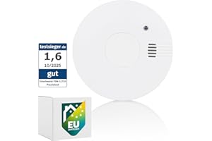 Smartwares Rauchmelder - Austauschbare Batterie - Optischer Sensor - Testknopf - Geräuschlose Funktion - FSM-11710