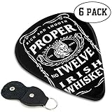 Propre 12 Whisky irlandais McGregor inspiré des médiators de guitare 6 meilleurs médiators de PCS