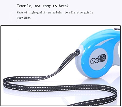Vicstar-5-Meters-Laisse-Pour-Chien-Rtractable-Chien-Laisse--Enrouleur-pour-Moyen-ou-Grand-Chien-Chiot-en-Promenade-5-Mtres