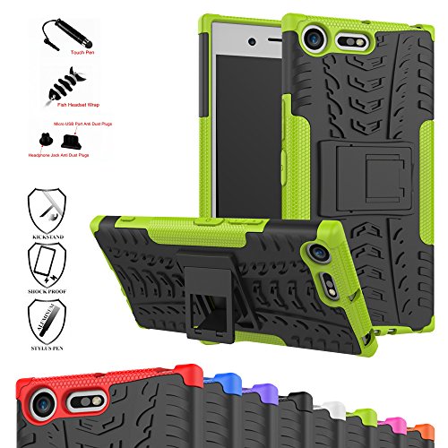 Sony Xperia XZ Premium Funda Mama Mouth Heavy Duty silicona h brida con soporte C scara de Cubierta Protectora de Doble Capa Funda Caso para Sony Xperia XZ Premium Smartphone Verde reviews Sony Xperia XZ Premium Funda Mama Mouth Heavy Duty silicona h brida con soporte C scara de Cubierta Protectora de Doble Capa Funda Caso para Sony Xperia XZ Premium Smartphone Verde