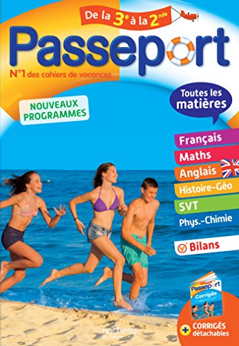 Télécharger Passeport Toutes les matières - De la 3e à la 2de - Cahier de vacances livre En ligne
