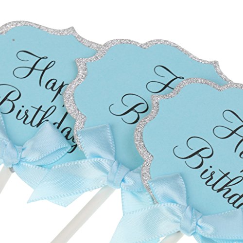 MagiDeal Papier Cupcake Picks Zahnstocher Partei Kuchen Cocktail Dekor, 10 Stück/Set - 7