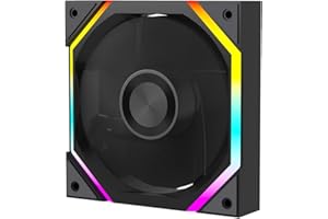 Jungle Leopard PRISMXH RGB PC Lüfter 120 mm,ARGB PWM Case Lüfter,62.36 CFM/2000 RPM/2.21 MMH2O(1, BK, NOT UNI FAN)