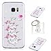 Produktbild Hülle Galaxy S7 (5,1 Zoll ) Hülle,TPU Case Schutzhülle Silikon Case,Niedliche Cartoon Malerei Durchsichtige TPU Bumper Handy Tasche Case Cover Etui für Galaxy S7 (5,1 Zoll ) + Schlüsselanhänger (O) (9)