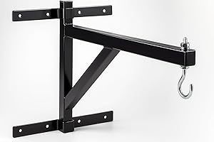 ATHLETICS GEAR AG PUNCH BAG BRACKET by Athletics Gear |16-guage Heavy Duty with D-Shackle Swivel & Fixings