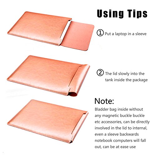 MacBook Air 13 Zoll Laptop Hülle, ZXK CO Luxus Mikrofaser Leder Laptop Tasche Wasserresistente Laptop Hülsen Beutel Abdeckung für MacBook Air &Macbook Pro 13.3 Zoll Ultra Dünn Case Cover mit Mauspad - 4