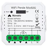 Tuya Mini WiFi Akıllı Perde Panjur Kontrol R&ouml;lesi (Tuya, Smart Life, Google Home, Amazon Alexa, Home Assistant Destekli) Y&uuml;zd