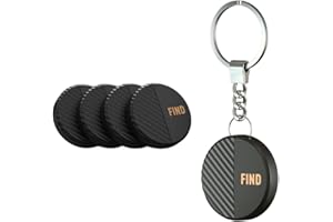 AntilostTag Schlüsselfinder 4pcs, Wireless Key Finder mit Bluetooth APP für Haustier, Wallet, Telefon Tracker Unterstützung Fernbedienung Schlüssel Locator Kompatibel mit iOS/Android