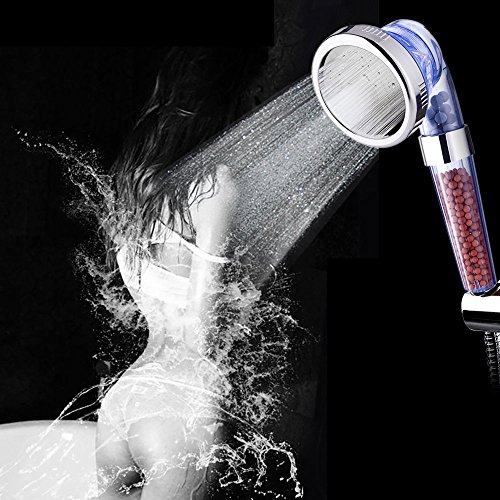 Duschkopf, AUSTOR Handbrause Negative Chlor Ionischen Filter 3-Way sprühen Dusche Kopf Hoher Druck mit Extra 3 pack Ersatz Negative Ionen Ball - 7