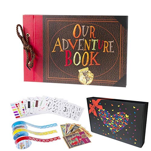 Pulaisen - Álbum de recortes para libro de aventuras Pixar Up, hecho a mano, álbum de recortes para familia, álbum de fotos con relieve