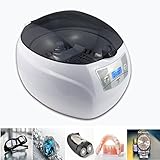 ✦【EIGENSCHATEN】: Ultraschall-Reinigungsmaschine, Reinigungswirkung ist gut, sauber und alle Werkstück Sauberkeit konsistent. Reinigungsgeschwindigkeit, Verbesserung der Produktionseffizienz, ohne manuellen Kontakt mit Reinigungsflüssigkeit, sicher und zuverlässig. Tiefe Löcher, Schlitze und Werkstückverdeckung können ebenfalls gereinigt werden. Keine Beschädigung der Oberfläche des Werkstücks und spart Lösungsmittel, organische Energie, Arbeitsplatz und Personal.