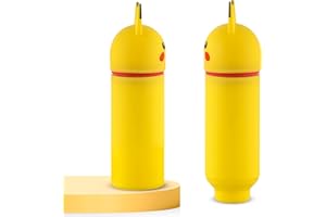 Niaetuto Trousse Animaux,Trousse Ecole Garçon Fille,Silicone Verticale Trousses Ecole 2 en 1 en Silicone Souple,avec Fermeture éclair,Cadeau Scolaire pour Enfants