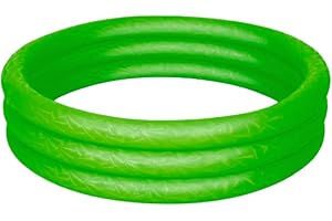 TJMolten Paddling Pool - Children's Pool for Swimming, Kiddie Pool, Family Paddling Pool & Ball Pit, 152 cm (Inflatable Pool) (Green)