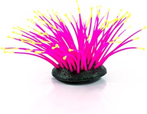 Aquarium Decorations,Govine Glowing Effect Artificial Coral Plant for Aquarium Fish Tank (Rose red)
