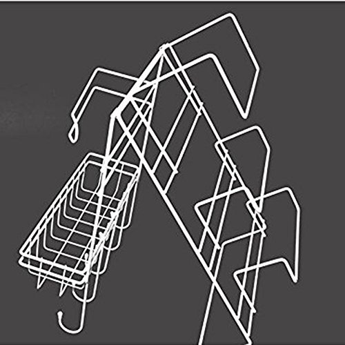 gossipboy 6 Etagen faltbar Eisen Draht Rack mit 4 starken Sauger gestärkt, entworfen zum Aufhängen auf der Kühlschrank, Küche Regal/Küche Organizer/Küche Storage Lösungen - 6