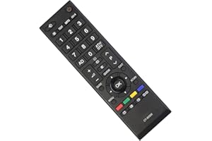 YQZBTX Remplacement Telecommande Universelle Toshiba CT-90326 pour pour Toshiba TV 32AV615DB 32AV703G1 32AV733 32AV733G1 32AV933G 32AV615DG 40LV833N 40LV933G