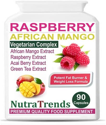 Raspberry And African Mango Complex Fast Fat Burner 90 Capsules Vegeterian By Nutratrends