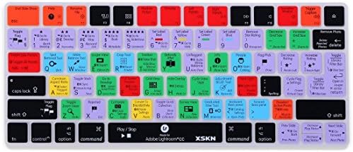 XSKN Apple Magic Keyboard Cover Lightroom CC English Shortcuts Keyboard Skin, Functional Hotkeys Protective Film for Magic Keyboard MLA22B/A (US&amp;EU Layout)