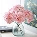 Produktbild 2 Blumenstrauß 42CM / 16.5 "Artificial Hortensie, Richer Stoff Kunstblumen aus Seide Blume Gefälschte Arrangement Zimmer Hydrangea-Hochzeit Halten Blumen + Richer Keyring