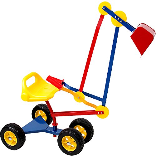 Kids Sit On Mini Digger Excavator for Sandpit Toy Outdoor Children's Power Shovel