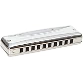 Suzuki Pro Master Diatonic Harmonica in C, chrome, Norme