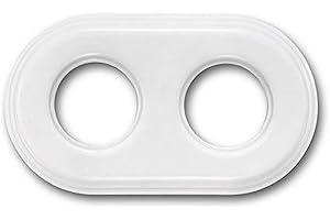 Fontini garby - Cadre 2 éléments garby porcelaine blanc pack