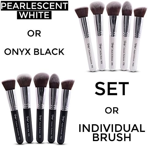 Nanshy Makeup Brushes - Full Selection Best for Foundation Concealer Cream Powder Liquid Mineral