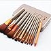 New Urban Decay 12pc Professional Nake 3 MakeUp Brush Set In Gold Metal Tin Case