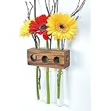 Fenstervase Zebrano 3er Blumenvase Test Tube Vase Flower Vase