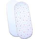 pink moses basket sheets