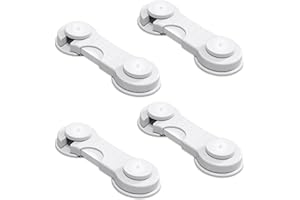 BABY MOLOVE 4 Stück Kindersicherung Schrank,Schranksicherung Baby, Schubladensicherung Schrankschloss