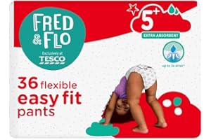 TRIZINGA Fred & Flo Size 5+ Nappy Pants 36 Pack