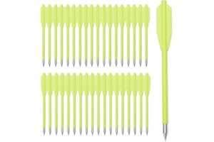 ELONG OUTDOOR Bulloni per Balestra Balestra 50-80lb Mini Target Frecce Tiro con L'Arco Pistola Pesca Caccia 6.3" Punte in Acciaio Caccia Pratica al Bersaglio Plinking