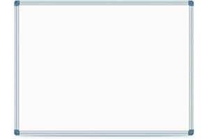‎SCHOOL-MAXX Magnettafel 60 x 80 cm mit Alurahmen Whiteboard magnetisch made in EU