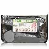 Baby Wickeltasche ELEPHANT Umhängetasche Canvas inkl. Wickelmatte, Buggy Fixierung Karabiner, Windelbeutel, Thermo Iso Flaschentasche, Schnuller Etui – Farbauswahl (Khaki) - 6