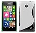 Produktbild Cadorabo DE-101881 Nokia Lumia 630/635 Handyhülle aus flexiblem TPU Silikon im S-Line Design Transparent