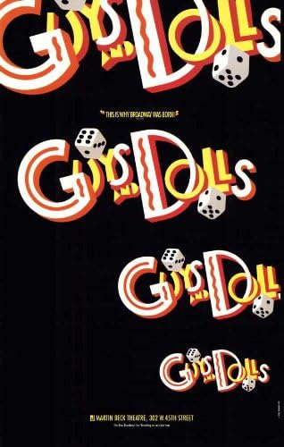 Guys and Dolls (Broadway) 11x17 Inch (28 x 44 cm) Movie Poster