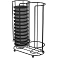 Xavax Coffee Capsule Holder for 26 Tassimo Capsules, Capsule stand for Tassimo capsules and pods, Compatible with Tassimo Bosch: (Jacobs, Kenco, Twinings, Carte Noire, Cadbury, L'OR), Matte Black