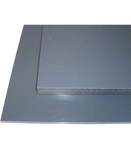 Platte Aus Hart PVC Zuschnitt In | Grau RAL 7011 | VERSCHIEDENE STÄRKEN - Foto 12