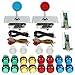 Produktbild Gamtech 2-Player Arcade Game Buttons and Joysctick Kit with Zero Delay USB Encoder,8 Way Joystick and LED Illuminated Buttons for PC, Raspberry Pi,Mame and Jamma Video Games