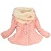 Baby Girls Warm fleece Clothing Children Outerwear Faux Fur Coat for Autumn Winter