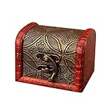  foreverH Forh - Hucha con Forma de Cerdito de Madera (Hecha a Mano), Braun D, 8 X 6 X 6cm
